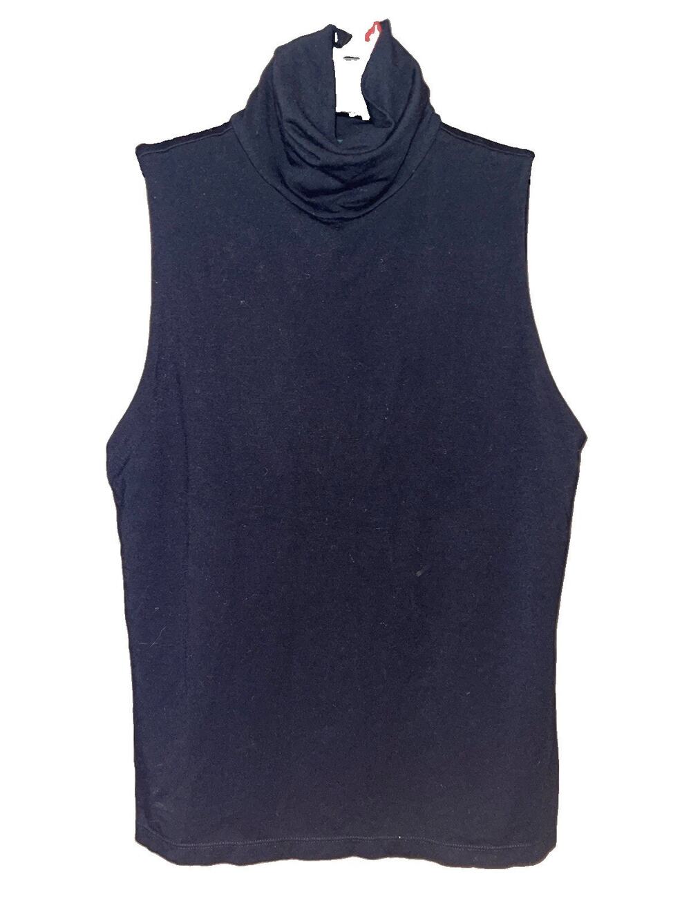 Women’s Lauren Ralph Lauren Turtle Neck Tank Top Stretchy Sz Petite Medium Soft
